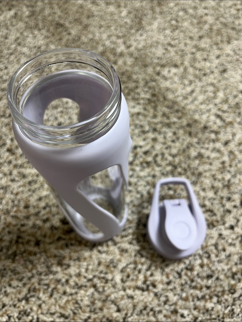 Glotrition Silicone Sleeve Glass Water Bottle - Picture 5 of 5